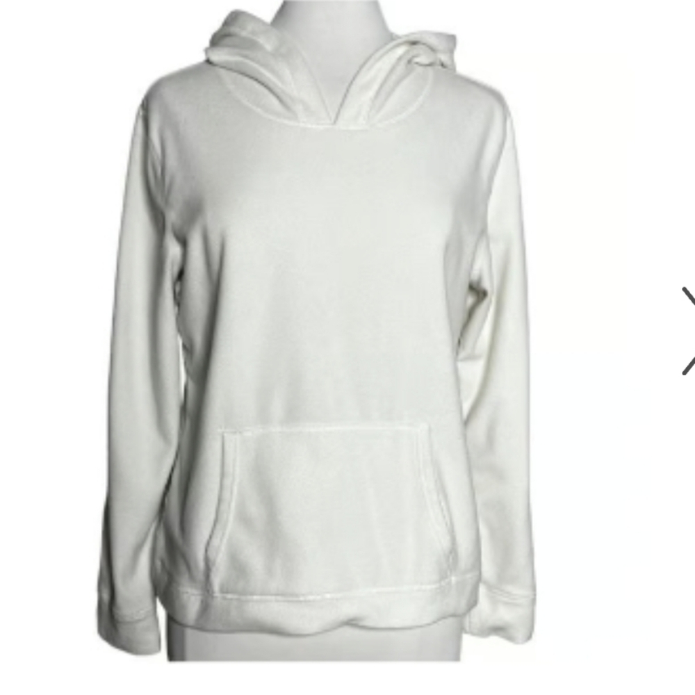 NWT G.H. Bass White Fleece Hoodie